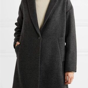 Madewell Monsieur Dark Gray Coat